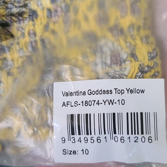 New Auguste Valentina Goddess Crop Top Floral 10 M - Picture 9 of 16